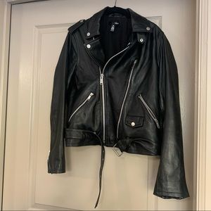Leather Moto Jacket